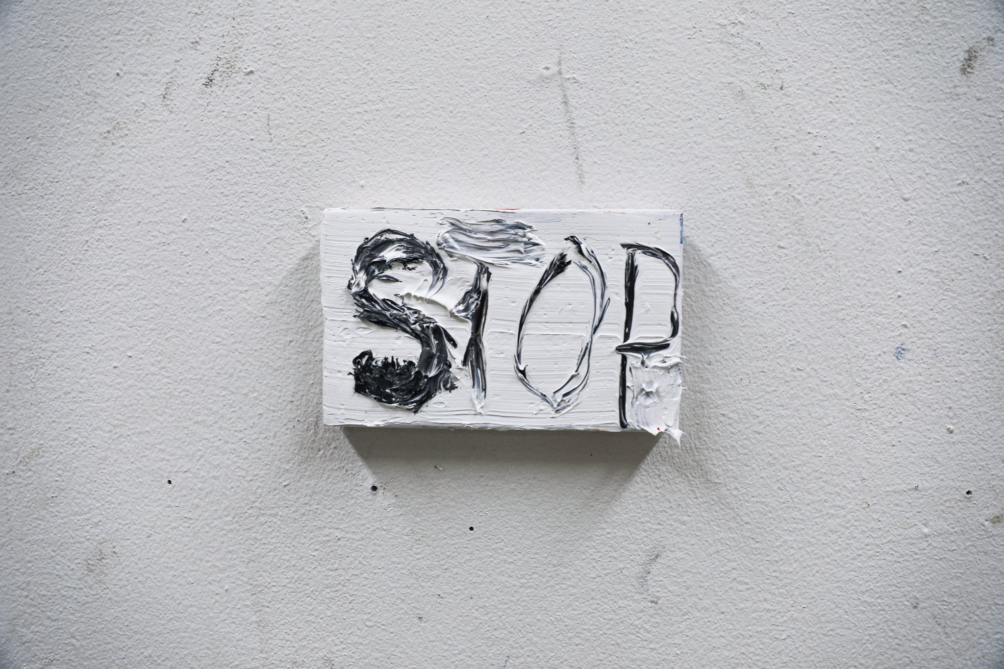 Wax Crayons in 12 nice colors + "STOP"