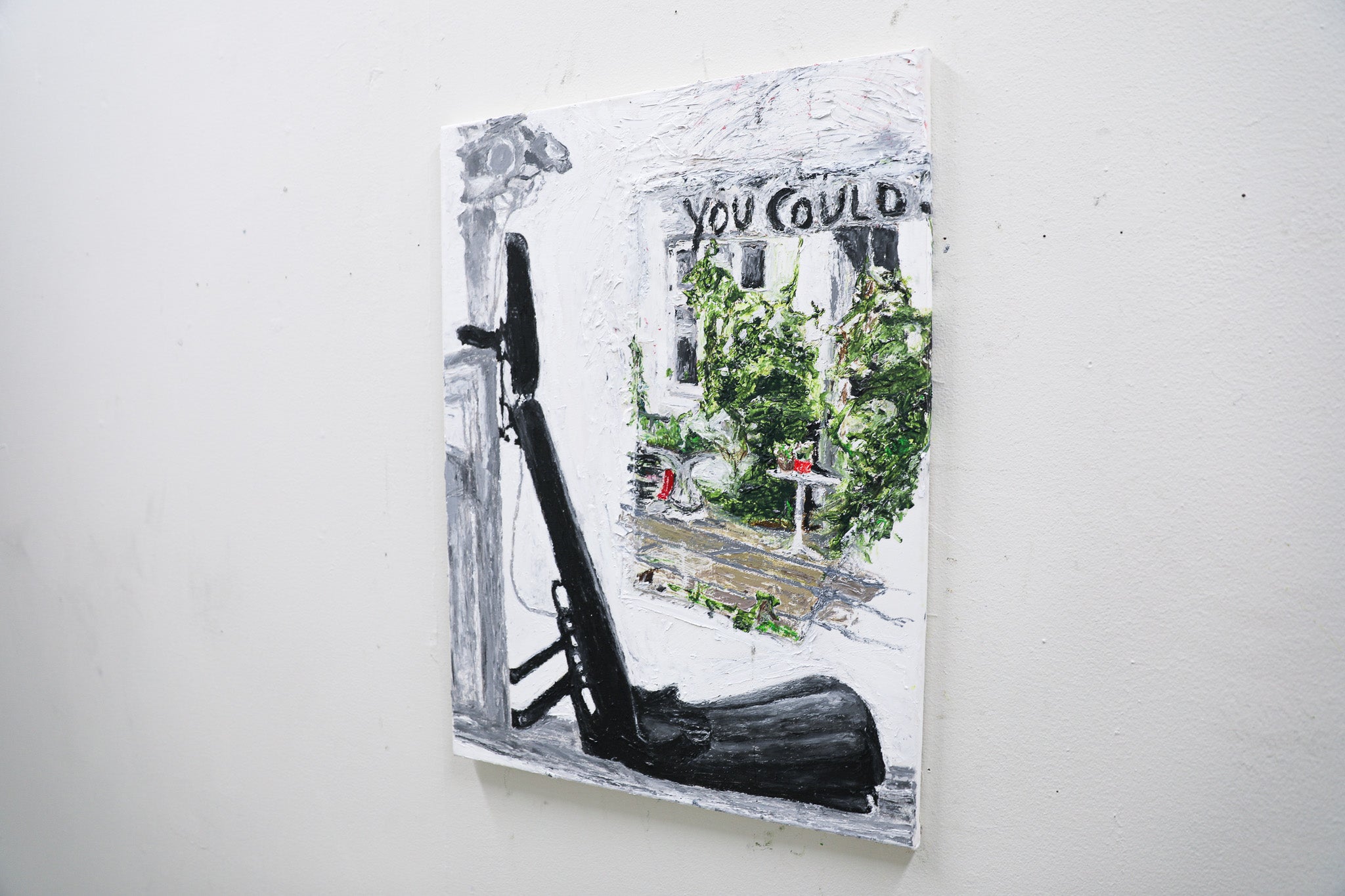 Bullit Foldable Seat + That Part Of Another Painting That Worked