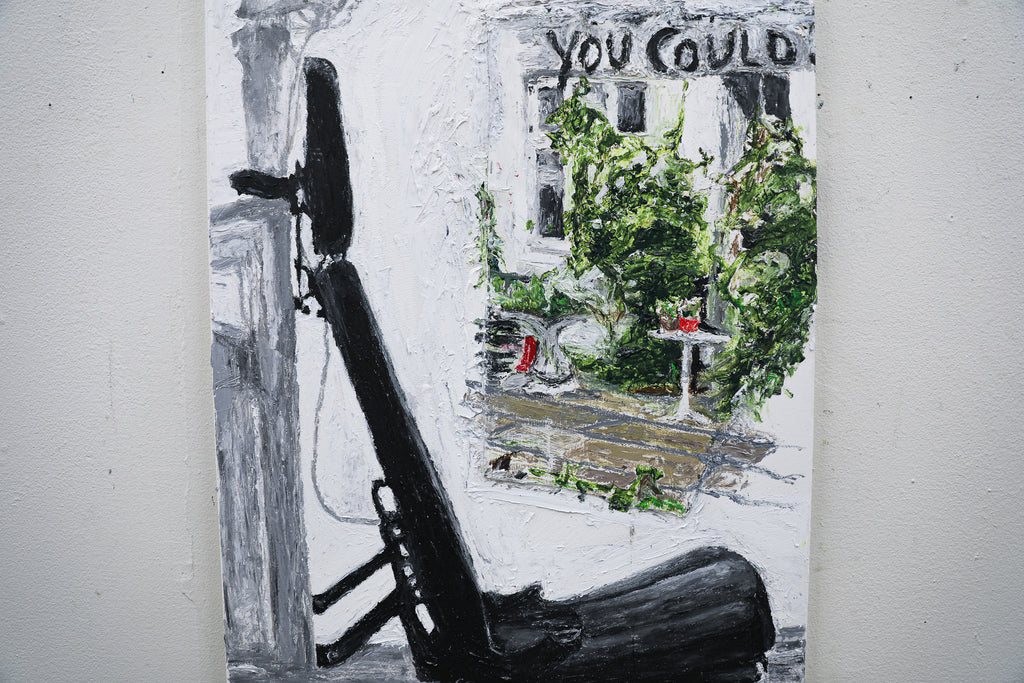 Bullit Foldable Seat + That Part Of Another Painting That Worked