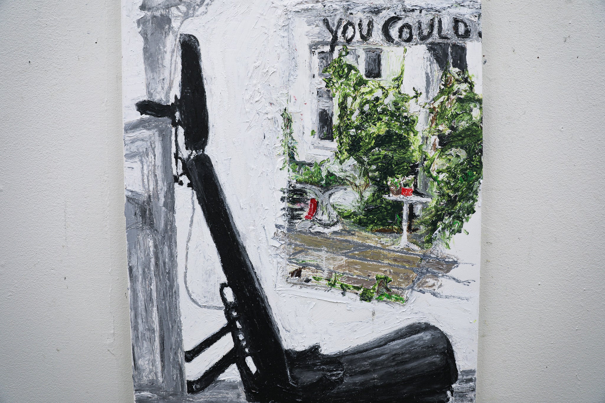 Bullit Foldable Seat + That Part Of Another Painting That Worked